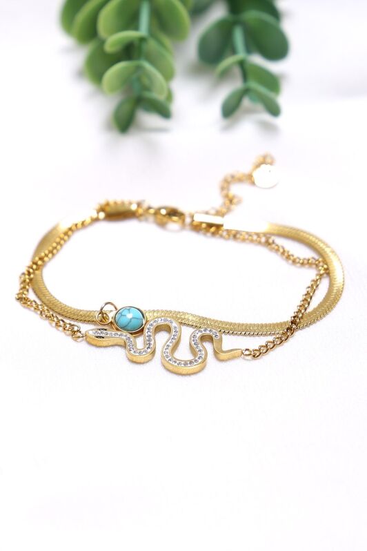 Çelik Bileklik Gold - 17703.1804. - 2