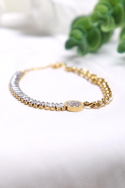 Çelik Bileklik Gold11 - 17210.1805. - 1