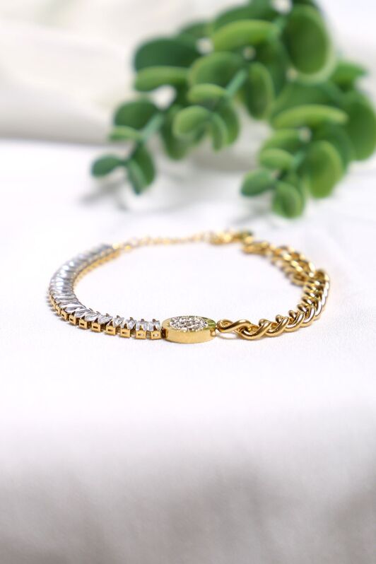 Çelik Bileklik Gold11 - 17210.1805. - 2