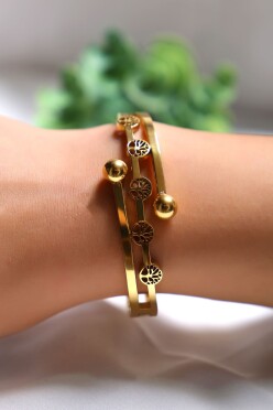Çelik Bileklik Gold8 - 17298.1804. - 2