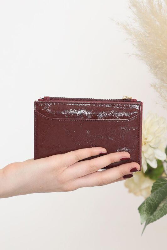 Çıtçıtlı Cüzdan Bordo - 15575.1787. - 1