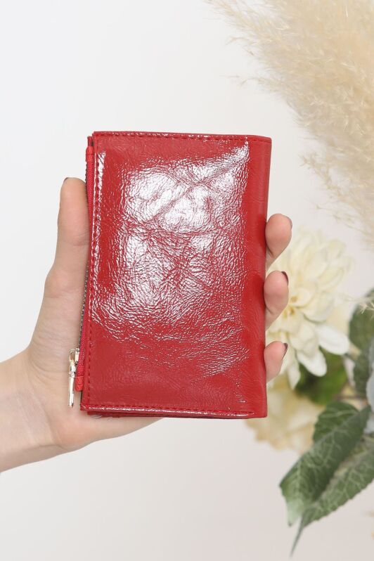 Çıtçıtlı Cüzdan Kırmızı - 15575.1787. - 2