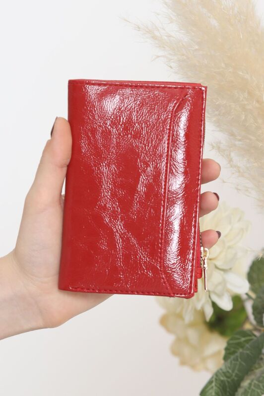 Çıtçıtlı Cüzdan Kırmızı - 15575.1787. - 3