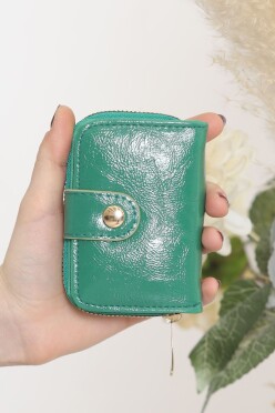 Çıtçıtlı Cüzdan Yeşil - 15275.1787. - 1