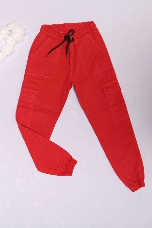 Çocuk Kot Pantolon Bordo - 12270.1431. - 1