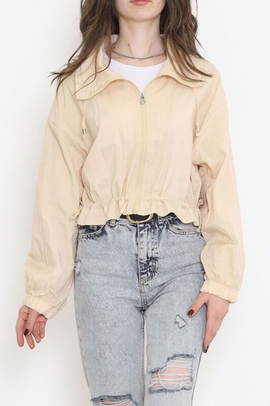 Crop Ceket Bej - 2298.1367. - 1