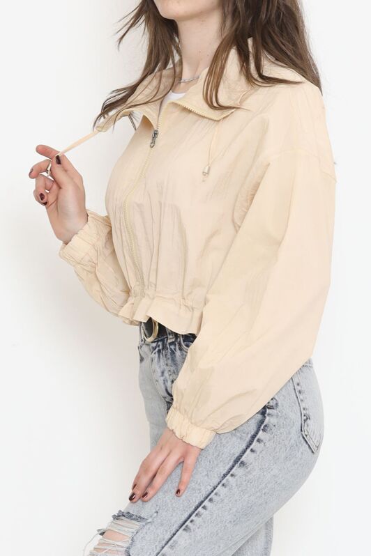 Crop Ceket Bej - 2298.1367. - 3