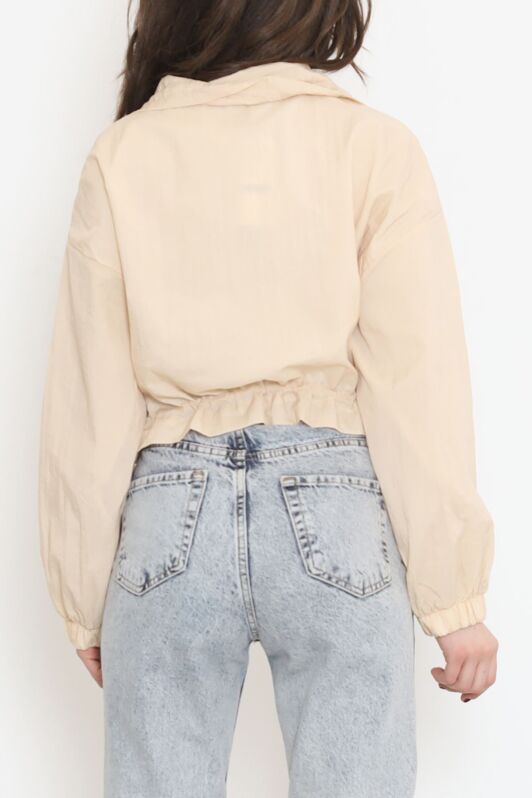 Crop Ceket Bej - 2298.1367. - 5