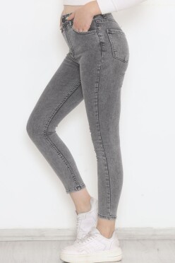 Dar Paça Kot Pantolon Gri - 12561.1431. - 2
