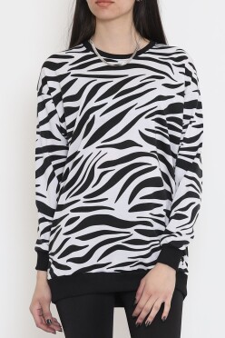 Desenli Crop Sweat Zebra - 12439.1567. - 1