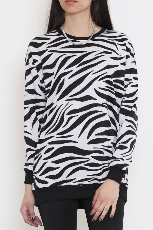Desenli Crop Sweat Zebra - 12439.1567. - 1