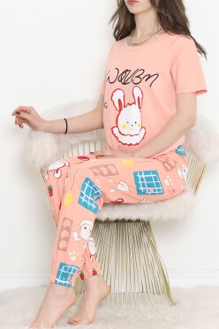 Desenli Pijama Takımı Açıkpembe - 15279.1773. - 2