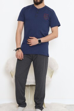 Düğmeli Erkek Pijama Takımı Lacifüme - 17370.1048. - 1