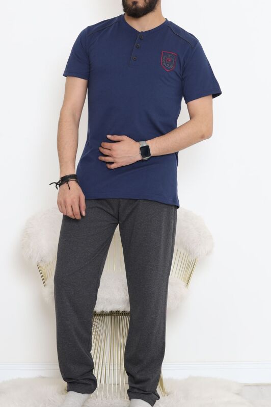 Düğmeli Erkek Pijama Takımı Lacifüme - 17370.1048. - 1