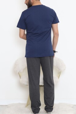 Düğmeli Erkek Pijama Takımı Lacifüme - 17370.1048. - 3