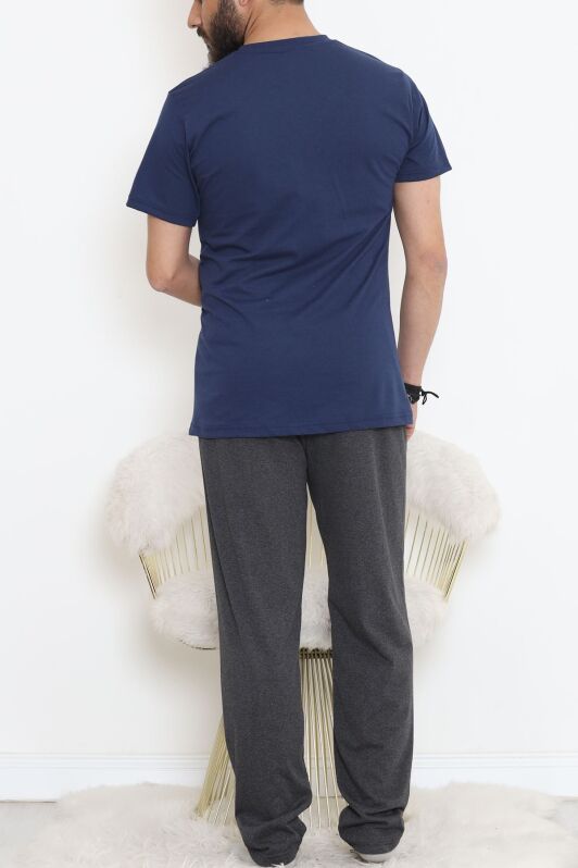 Düğmeli Erkek Pijama Takımı Lacifüme - 17370.1048. - 3