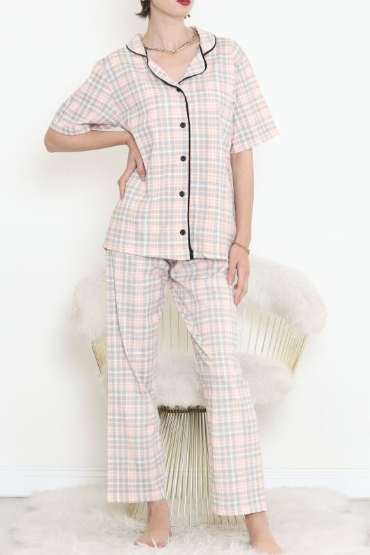 Düğmeli Pijama Takımı Gripudra - 11449.102. - 1
