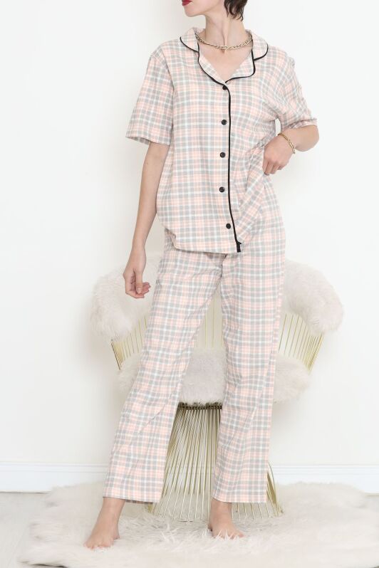 Düğmeli Pijama Takımı Gripudra - 11449.102. - 3