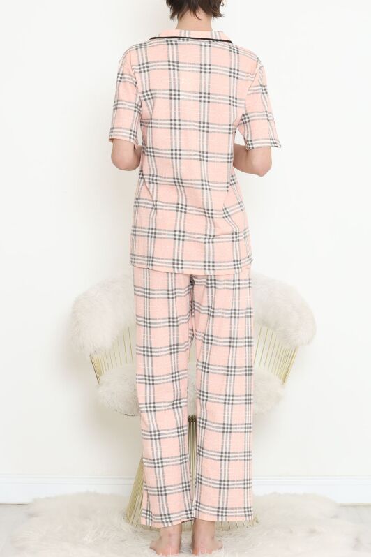 Düğmeli Pijama Takımı Pudrakareli - 11449.102. - 4