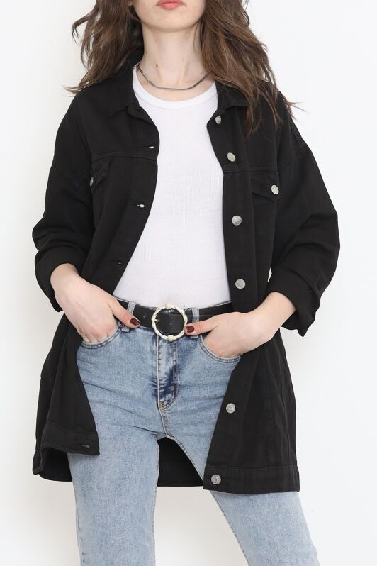 Gabardin Ceket Siyah2 - 9002.1367. - 1