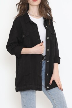 Gabardin Ceket Siyah2 - 9002.1367. - 3