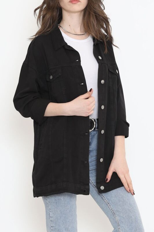 Gabardin Ceket Siyah2 - 9002.1367. - 3