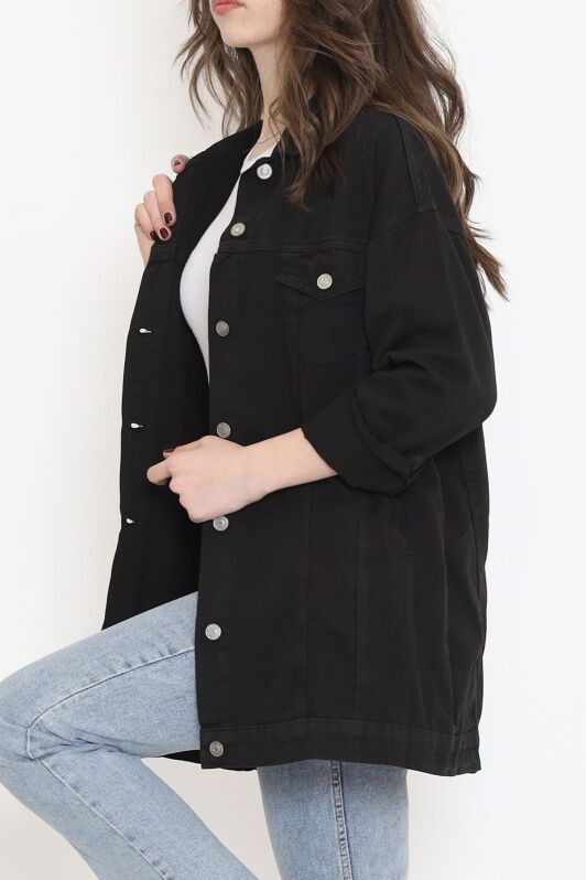 Gabardin Ceket Siyah2 - 9002.1367. - 4