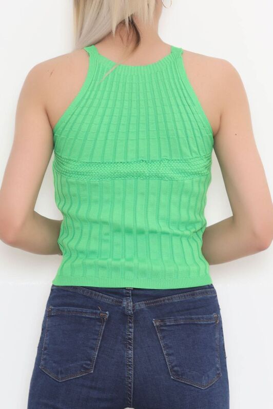 Halter Yaka Fitilli Atlet Açıkyeşil - 943.1019. - 5