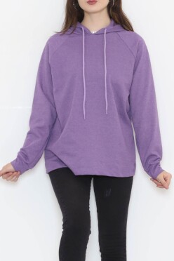 Kapşonlu Sweat Mor - 9940.1567. - 2