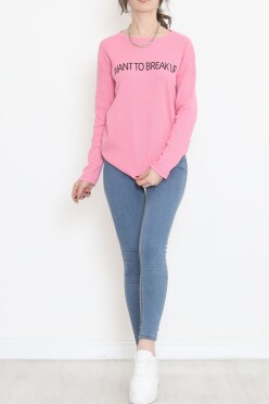Kaşkorse Baskılı Tunik Şekerpembe - 4002.1567. - 2