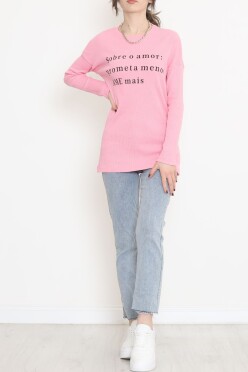 Kaşkorse Baskılı Tunik Şekerpembe - 4003.1567. - 2
