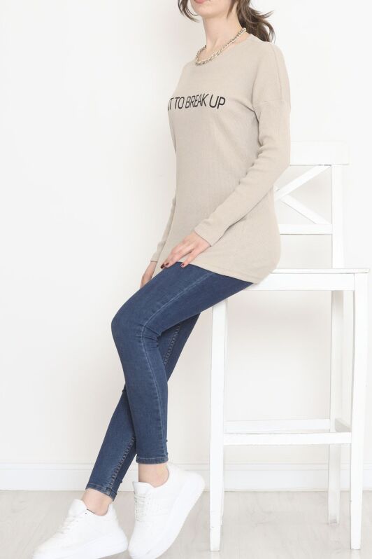 Kaşkorse Baskılı Tunik Taş - 4002.1567. - 3