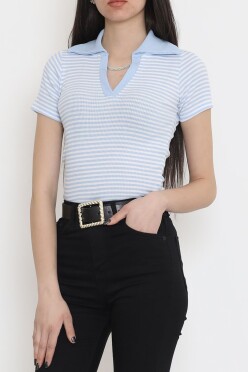 Kaşkorse Polo Yaka Tişört Bebemavi - 15272.1567. - 1