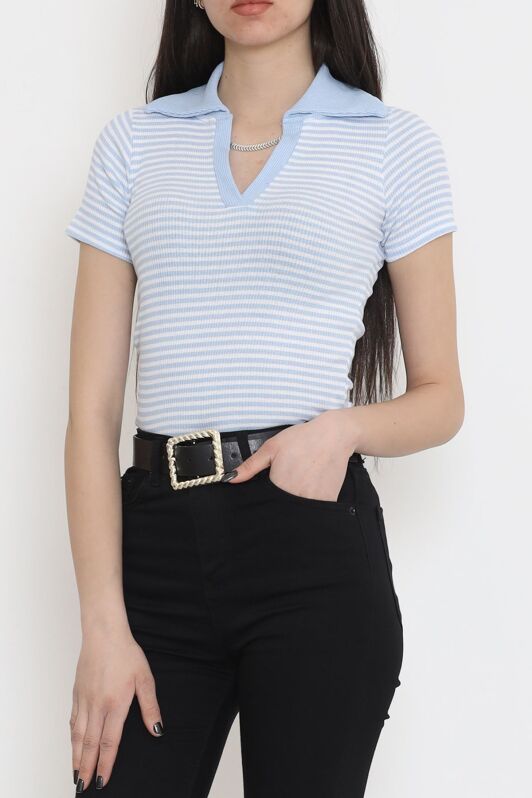 Kaşkorse Polo Yaka Tişört Bebemavi - 15272.1567. - 1