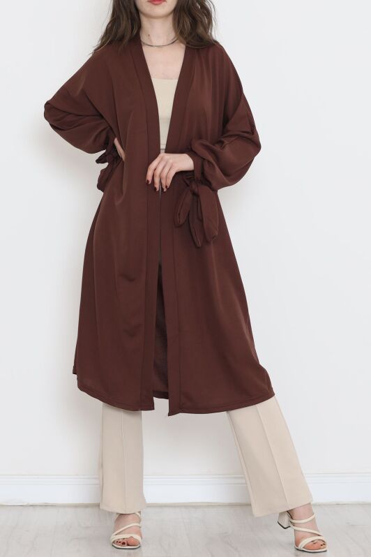 Kemerli Kimono Kahve - 10015.1778. - 1