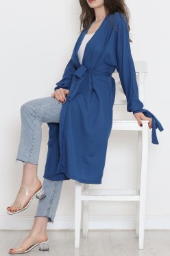 Kemerli Kimono Mavi - 10015.1778. - 4