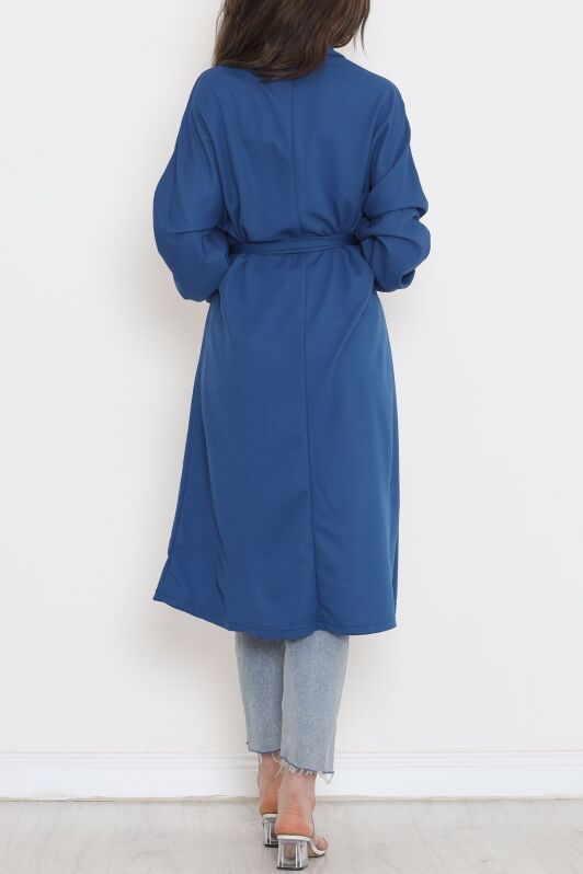 Kemerli Kimono Mavi - 10015.1778. - 5
