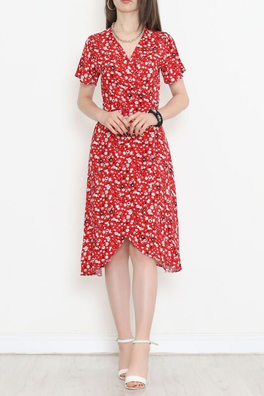 Kimono Elbise Kırmızı - 152341.701. - 1