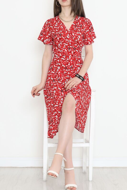 Kimono Elbise Kırmızı - 152341.701. - 3