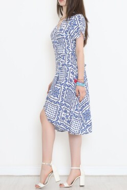 Kimono Elbise Saks - 152341.701. - 3