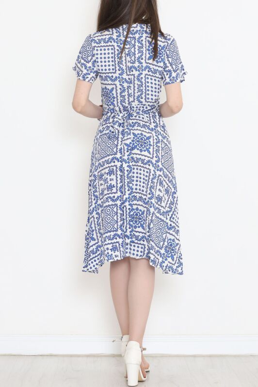 Kimono Elbise Saks - 152341.701. - 5