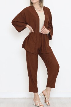 Kimono Takım Acıkahve - 12176.1254. - 1