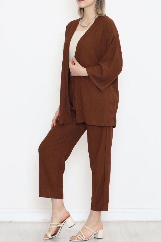 Kimono Takım Acıkahve - 12176.1254. - 3