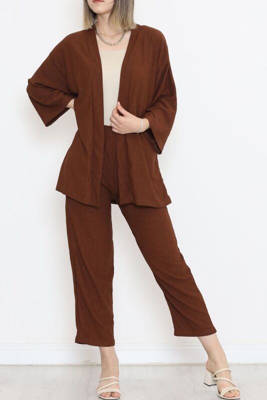 Kimono Takım Acıkahve - 12176.1254. - 4