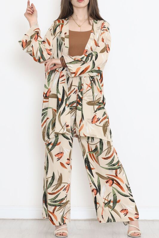 Kimono Takım Bej - 10553.1095. - 1