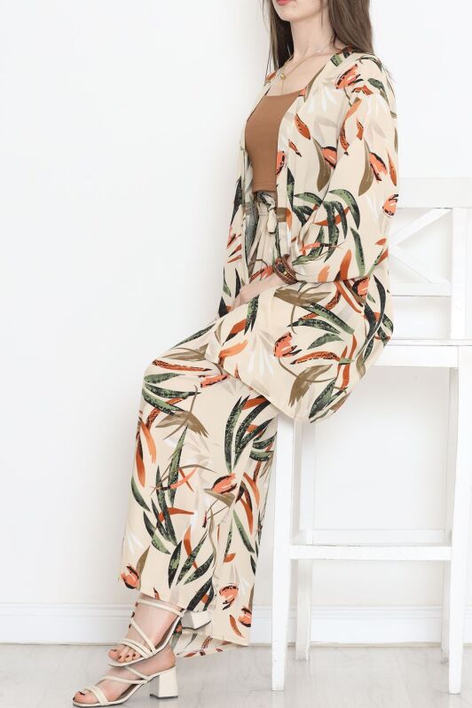 Kimono Takım Bej - 10553.1095. - 3
