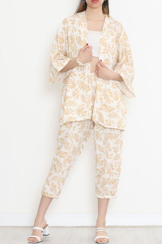 Kimono Takım Bej - 152342.701. - 2