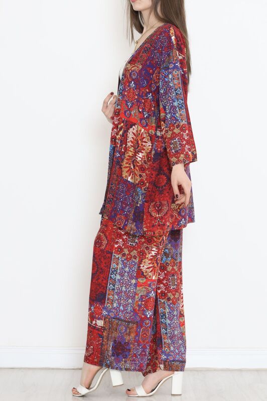 Kimono Takım Bordo - 10553.1095. - 2