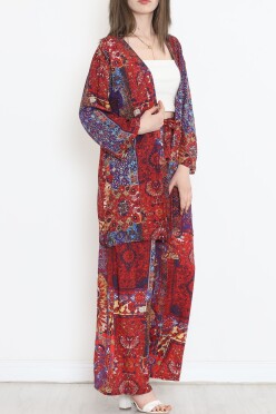 Kimono Takım Bordo - 10553.1095. - 4