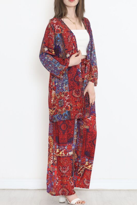 Kimono Takım Bordo - 10553.1095. - 4